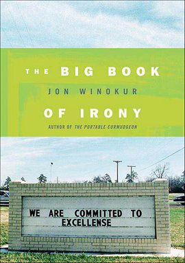 Cover image for The Big Book of Irony