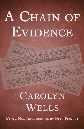 Cover image for A Chain of Evidence
