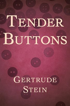 Cover image for Tender Buttons