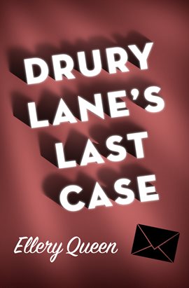Image de couverture de Drury Lane's Last Case