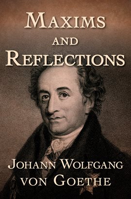 Cover image for Maxims and Reflections