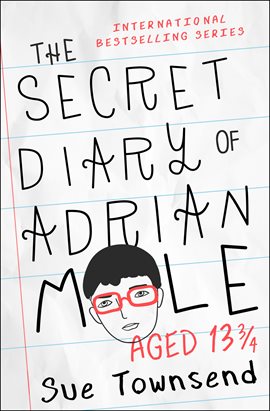 Cover image for The Secret Diary of Adrian Mole, Aged 13 3/4