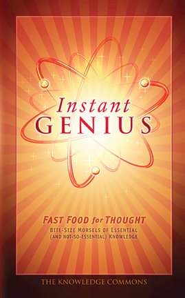 Cover image for Instant Genius: Fast Food for Thought