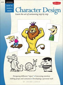 Cover image for Cartooning: Character Design
