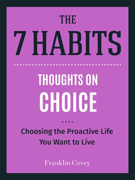 Cover image for Thoughts on Choice