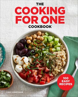 Book Jacket: The Cooking for One Cookbook