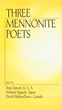 Cover image for Three Mennonite Poets