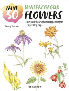 Imagen de portada para Paint 50: Watercolour Flowers