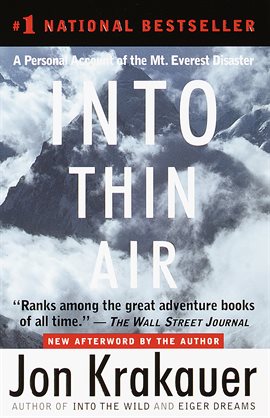 Cover image for Into Thin Air