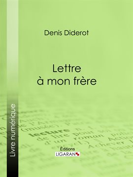 Cover image for Lettre à mon frère