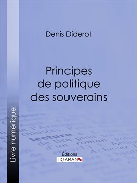 Cover image for Principes de politique des souverains