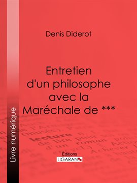 Cover image for Entretien d'un philosophe avec la Maréchale de ***