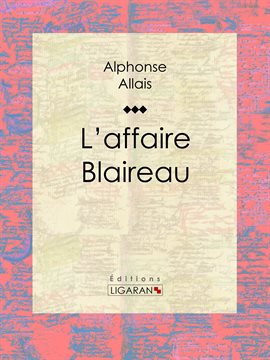 Cover image for L'affaire Blaireau