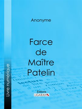 Cover image for Farce de Maître Pierre Pathelin