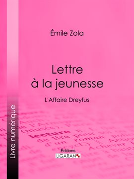 Cover image for Lettre à la jeunesse