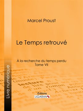 Cover image for A la recherche du temps perdu