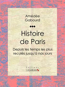 Cover image for Histoire de Paris