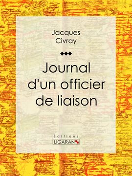 Cover image for Journal d'un officier de liaison