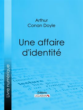 Cover image for Une affaire d'identité