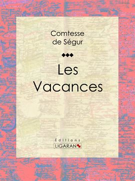Cover image for Les Vacances