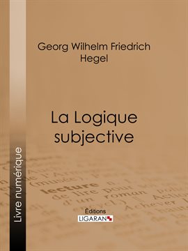 Cover image for La Logique subjective