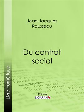 Cover image for Du contrat social