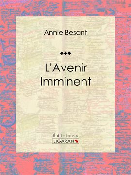 Cover image for L'Avenir Imminent