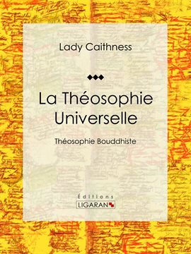 Cover image for La Théosophie Universelle
