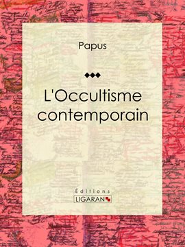 Cover image for L'Occultisme contemporain