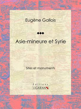 Cover image for Asie-Mineure et Syrie