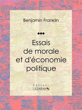 Cover image for Essais de morale et d'économie politique