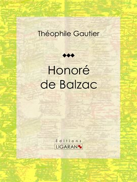 Cover image for Honoré de Balzac