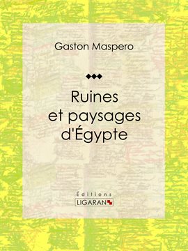 Cover image for Ruines et paysages d'Égypte