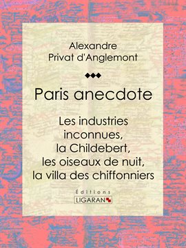 Cover image for Paris anecdote