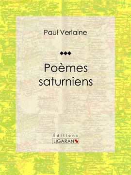 Cover image for Poèmes Saturniens