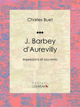 Cover image for J. Barbey d'Aurevilly