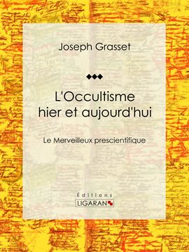 Cover image for L'Occultisme hier et aujourd'hui