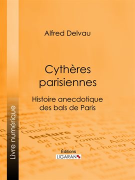 Cover image for Cythères parisiennes