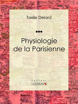 Cover image for Physiologie de la Parisienne