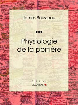 Cover image for Physiologie de la portière