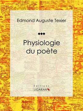 Cover image for Physiologie du poète