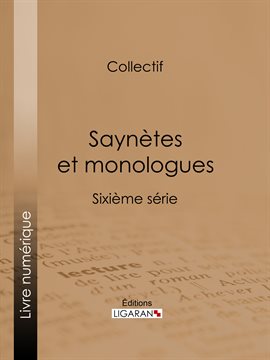 Cover image for Saynètes et monologues