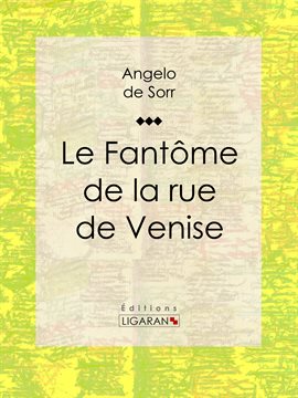 Cover image for Le fantme de la rue de Venise