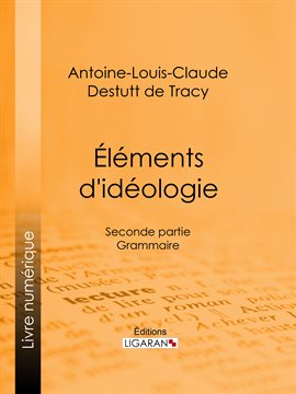 Cover image for Éléments d'idéologie