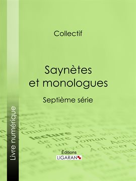 Cover image for Saynètes et monologues