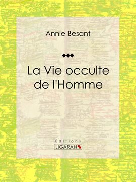 Cover image for La Vie occulte de l'Homme
