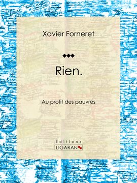 Cover image for Rien