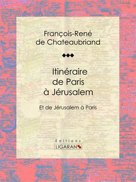 Cover image for Itinéraire de Paris à Jérusalem