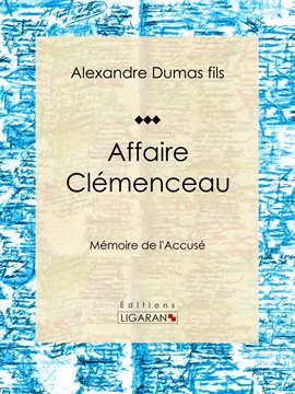 Cover image for Affaire Clémenceau