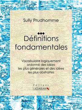 Cover image for Définitions fondamentales